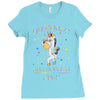 Unicorns are born in July Ladies Fitted T-Shirt