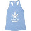 Support Lung Cancer Awareness With A White Cannabis Leaf Racerback Tank