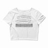 my opinion offended you Crop Top