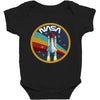 Nasa  Blue White Yellow Color Baby Bodysuit