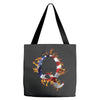 American Flag Q Tote Bags