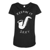 keepin it saxy Maternity Scoop Neck T-shirt