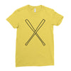 baseball Ladies Fitted T-Shirt