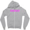 feminist Zipper Hoodie