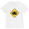 bear shark V-Neck Tee