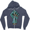 zombie punch Zipper Hoodie