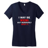 i may be wrong Women's V-Neck T-Shirt