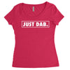 just dab border Women's Triblend Scoop T-shirt