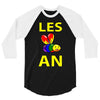 gay pride parade lgbt lesbian gay bi trans queer pan light 3/4 Sleeve Shirt