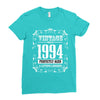 vintage made in 1994 perfectly aged a living legend Ladies Fitted T-Shirt