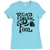 read a book, fool Ladies Fitted T-Shirt
