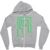snake Zipper Hoodie