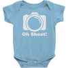 oh shoot camera Baby Onesie