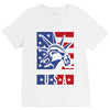 usa 2 V-Neck Tee