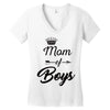 mom of boys Women's V-Neck T-Shirt