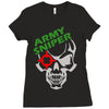 army sniper Ladies Fitted T-Shirt