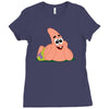 patrick star Ladies Fitted T-Shirt