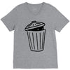 garbage ghost V-Neck Tee