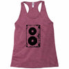 oldschool cassette Racerback Tank