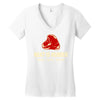 meat is murder tasty tasty murder Women's V-Neck T-Shirt
