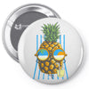 pineapple sunbathe Pin-back button