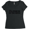 father of the bride Women's Triblend Scoop T-shirt