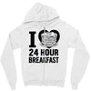 24 hour breakfast Zipper Hoodie
