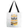 My Husband Is Super Awesome Tote Bags