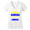 proud dad nurse Women's V-Neck T-Shirt