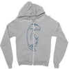 apatosaurus Zipper Hoodie