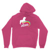 totally straight funny rainbow unicorn gay pride novelty fashion Unisex Hoodie