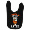 pumpkin spice latte Baby Bibs
