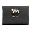 socks don't protect my heart Accessory Pouches