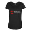 movie t shirt inspired by the film   the fly movie Maternity Scoop Neck T-shirt