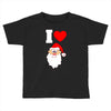 i love santa noel Toddler T-shirt