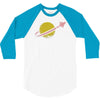 vintage space 3/4 Sleeve Shirt