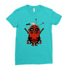 deadpool minion Ladies Fitted T-Shirt