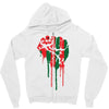black power Zipper Hoodie