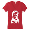 nope Women's V-Neck T-Shirt