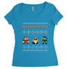 super mario chistmas Women's Triblend Scoop T-shirt