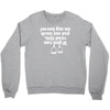 if you can read this put me back on my horse Crewneck Sweatshirt