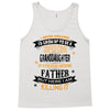 Super Cool Granddaughter Of A Freaking Awesome Father Tank Top