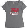there's no crying in baseball Women's Triblend Scoop T-shirt