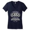 vintage quality without compromise 1978 aged to perfection Women's V-Neck T-Shirt