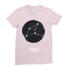 Virgo Zodiac Sign Minimal Design Ladies Fitted T-Shirt