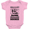 Never Underestimate A Papaw With An Engineer Degree Baby Onesie