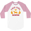 This Girl Loves Her Dalmatian 3/4 Sleeve Shirt