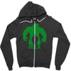 the hulk inspired superhero Zipper Hoodie