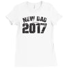 new dad Ladies Fitted T-Shirt