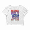 papa   body guard Crop Top